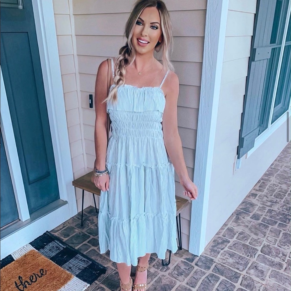 ChicWish striped maxi dress